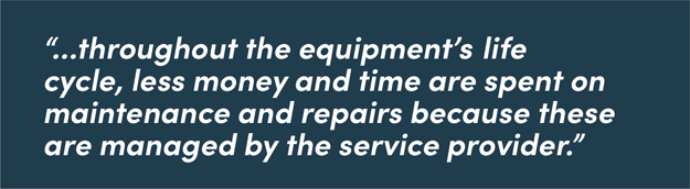 Tamarack Quote - Throughout the equipment's life cycle - discussed on Equipment Finance Advisor